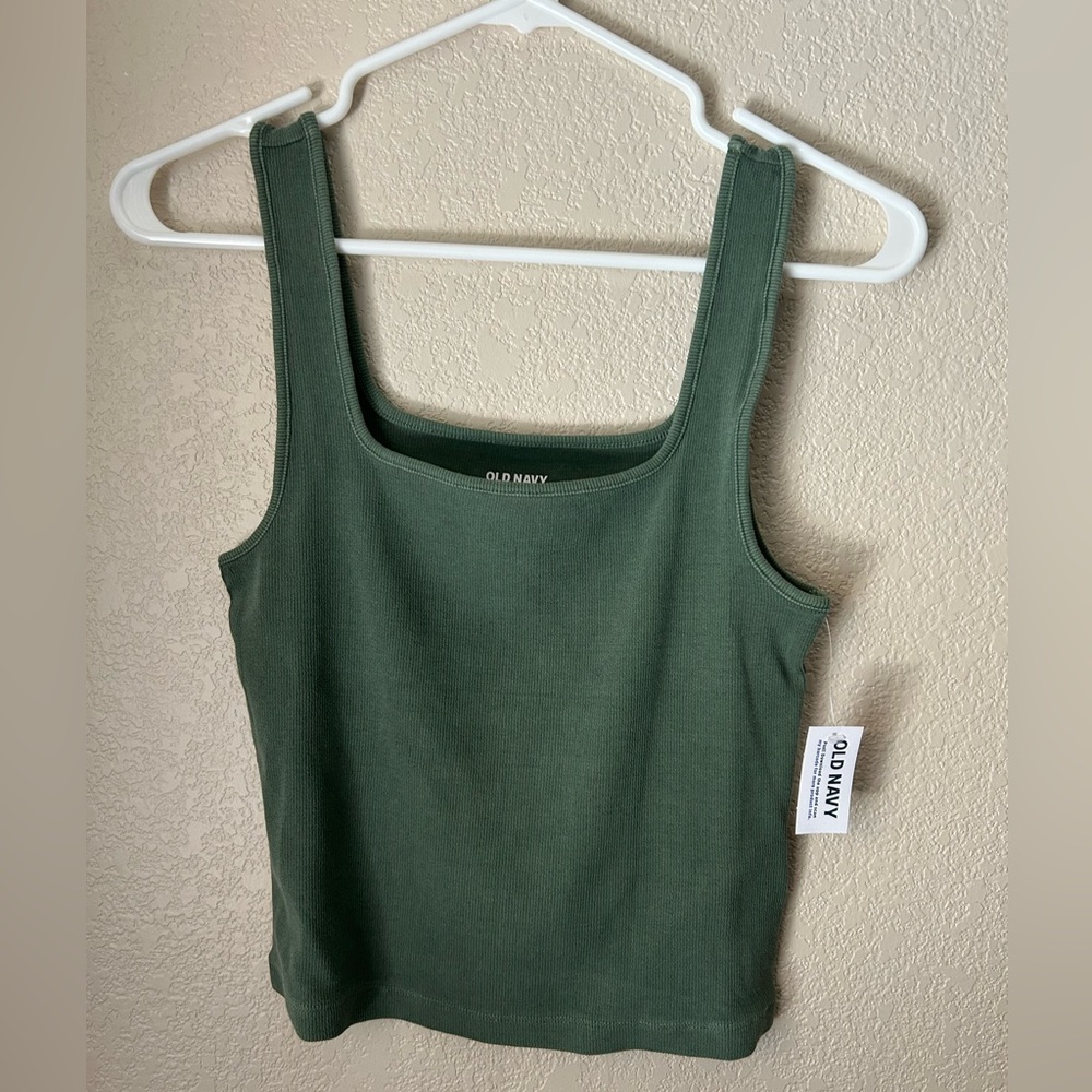 NWT Old Navy Women's Olive Tank Top